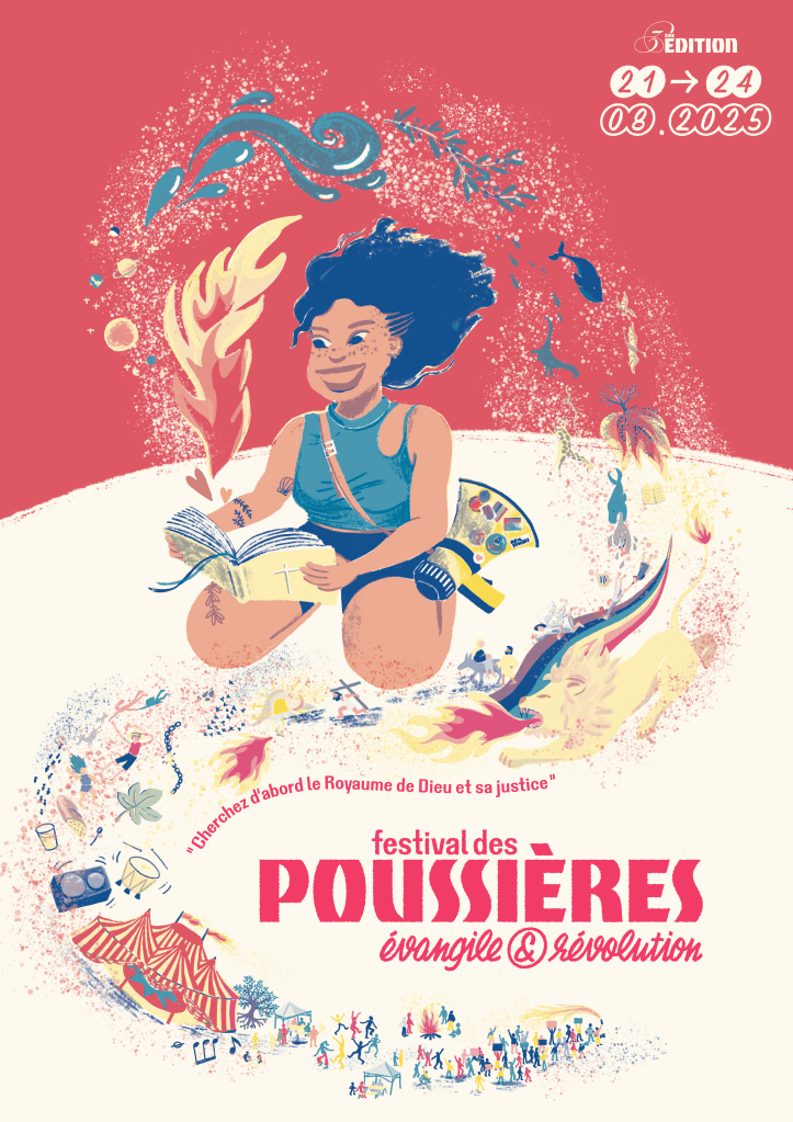 Affiche du festival des Poussières 2025